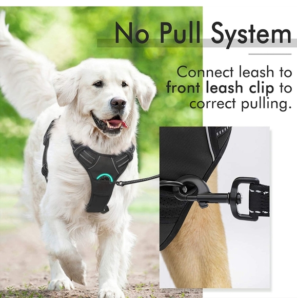 Brand New Dog Harness Large Black NWT - Picture 5 of 8